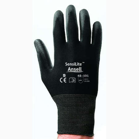 Solvex 13, 11Mil Green Unsupported (Unflocked), Nitrile Rubber Glove, Sandpatch Grip, Straight